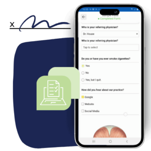 digital form on mobile